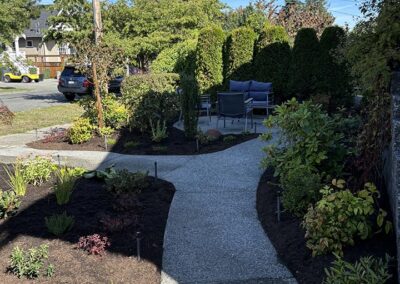 new concrete sidewalks